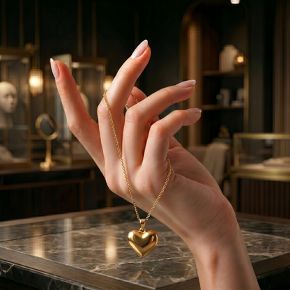 Amour Gold Necklace
