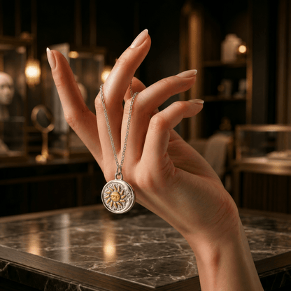 Aurelia Coin Necklace - Cavendish Jewelry