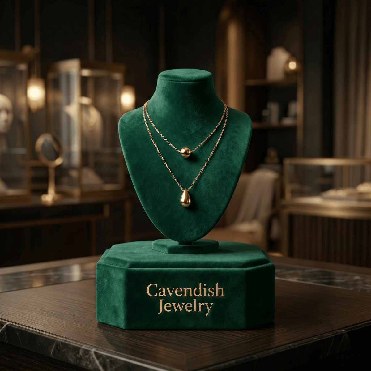Aurelia Duo Necklace - Cavendish Jewelry