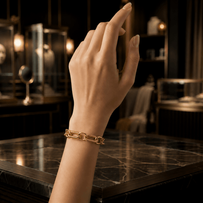 Auric Link Bracelet - Cavendish Jewelry