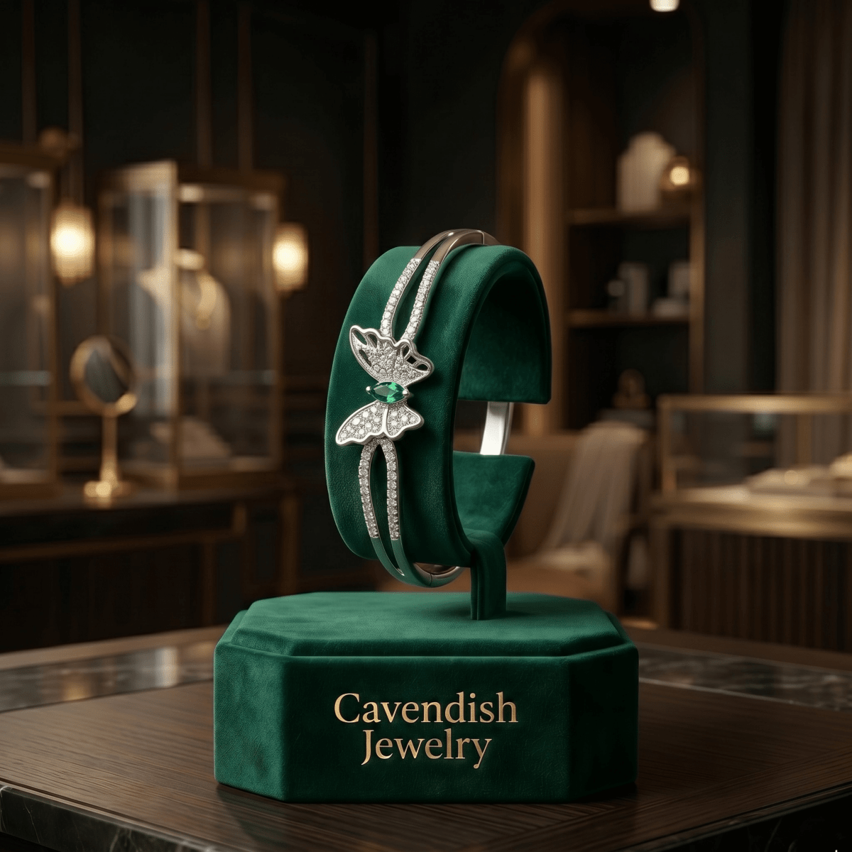 Emerald Whisper Bracelet - Cavendish Jewelry