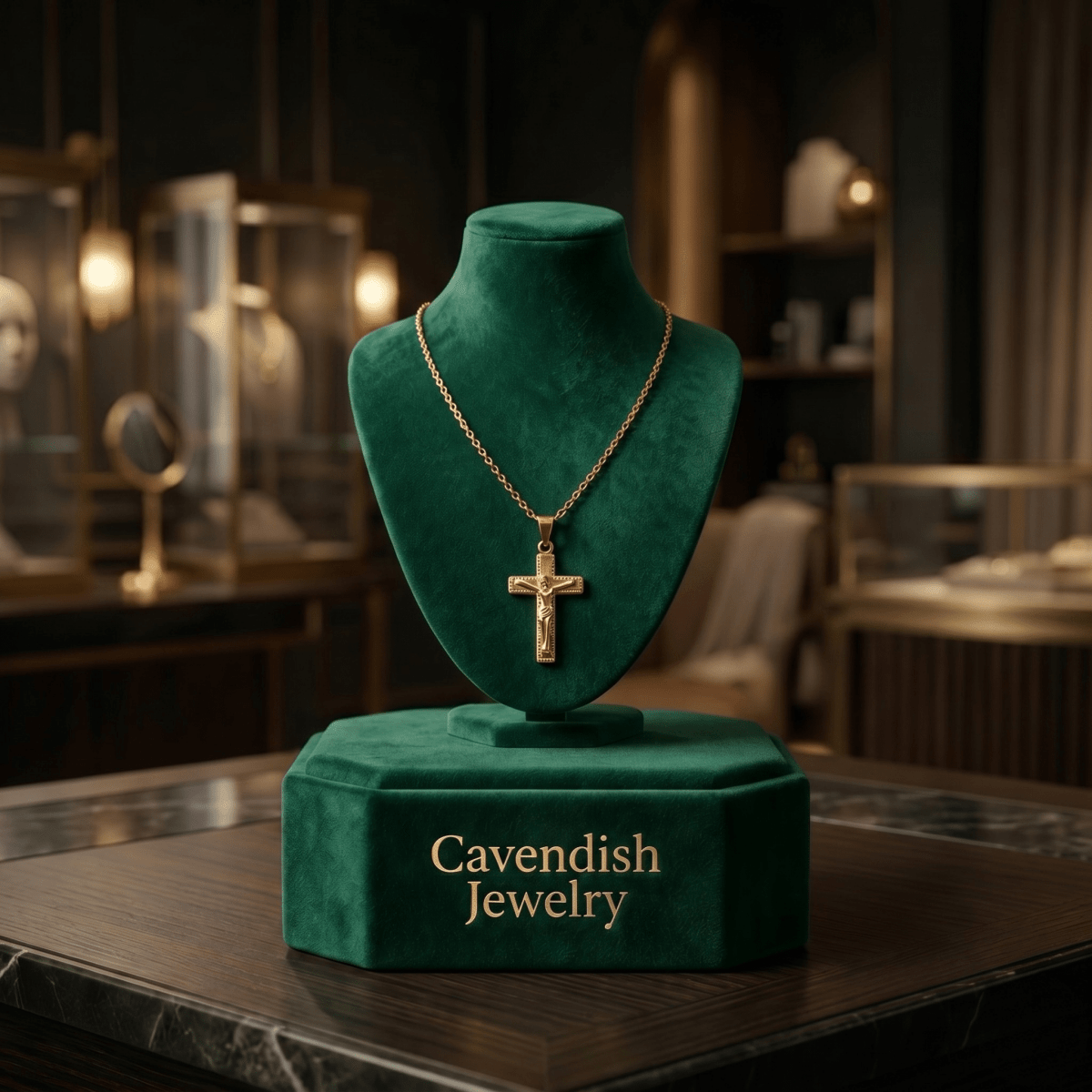 GraceLux Cross Necklace - Cavendish Jewelry