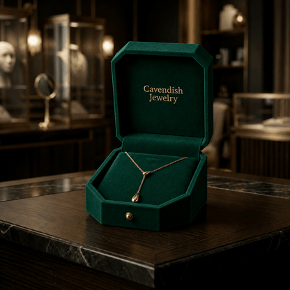 Liora Drop Neckless - Cavendish Jewelry