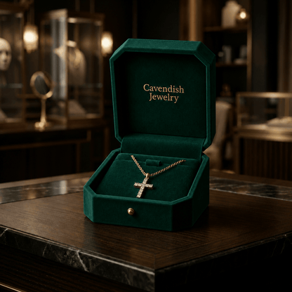 Luminara Cross Neckless, Earrings - Cavendish Jewelry