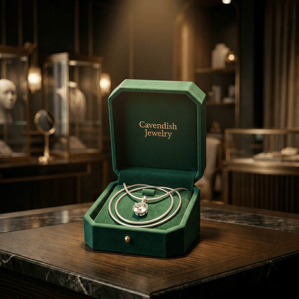 Lunaris Crystal Necklace - Cavendish Jewelry