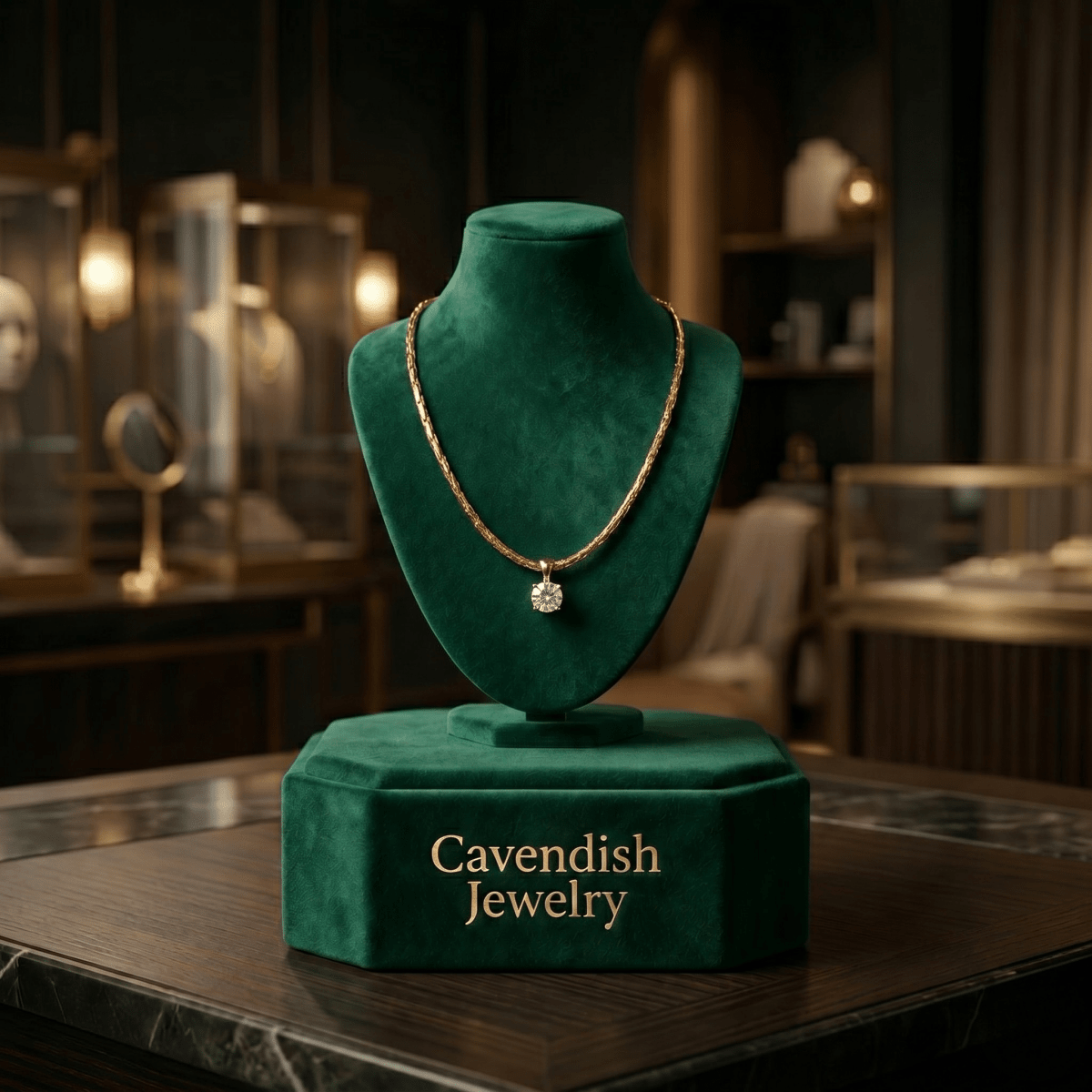Lunaris Crystal Necklace - Cavendish Jewelry
