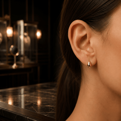 Water Gold Drops Earrings - Cavendish Jewelry